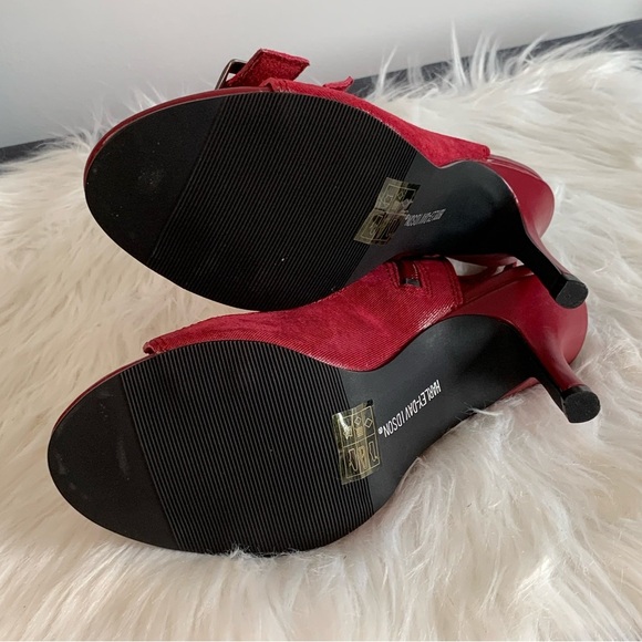 Harley-Davidson Red Gladiator style heels - Picture 5 of 6